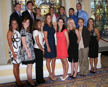 Reinhardt's Olivia Goodall (front row, fourth from right) and other NAIA student-athletes were recently in Washington, D.C.